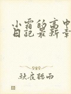 小霜的高中成长日记最新章节