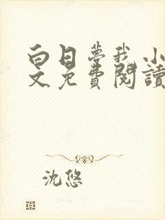 白日梦我小说全文免费阅读