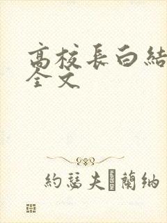 高校长白结小说全文