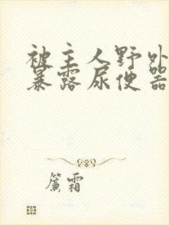 被主人野外调教暴露尿便器