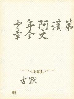 少年阿滨第13章全文