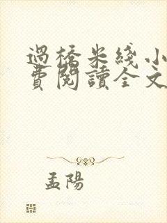 过桥米线小说免费阅读全文