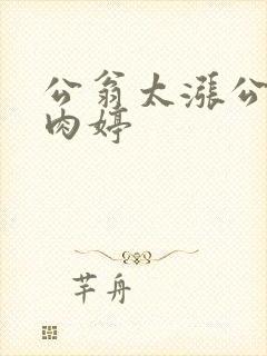 公翁太涨公欲息肉婷
