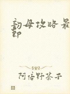 韵母攻略最新章节