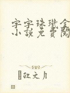 字字珠玑金银花小说免费阅读