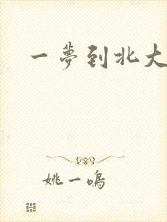 一梦到北大