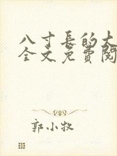 八寸长的大宝贝全文免费阅读
