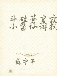 斗破苍穹寂寞的小医仙游戏世界