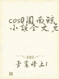 cos0图南鲸小说全文免费阅读笔趣阁
