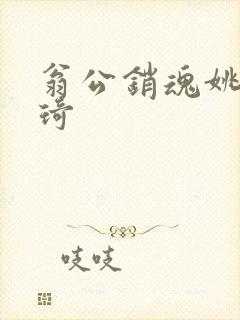 翁公销魂姚瑶琦琦