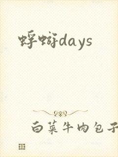 蜉蝣days