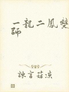 一龙二凤双飞老师