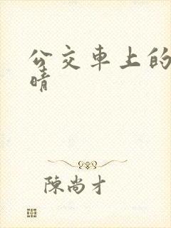 公交车上的诗请晴