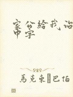 家公给我治疗5中字