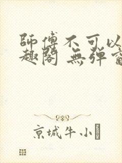 师傅不可以 笔趣阁 无弹窗