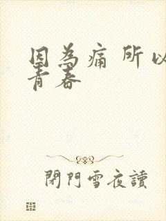 因为痛 所以叫青春