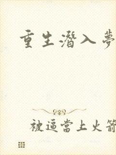 重生潜入梦