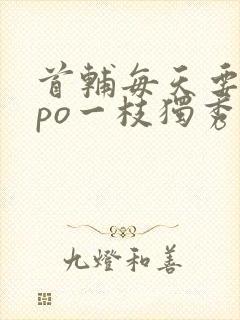 首辅每天要不够po一枝独秀全文