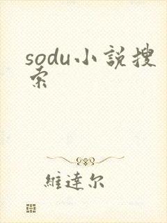 sodu小说搜索