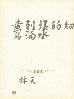 黄到爆的细节描写滴水