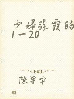 少妇苏霞的沉沦1一20