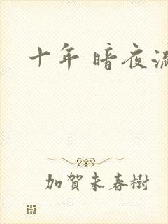 十年 暗夜流光