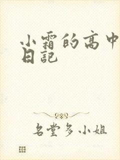 小霜的高中成长日记