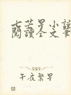 七芒星小说免费阅读全文笔趣阁