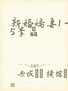 新婚娇妻1一25李晶