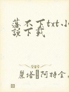 落不下txt小说下载