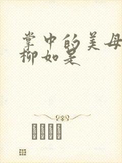 掌中的美母版主柳如是