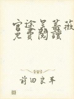 官途吴蔷薇全文免费阅读