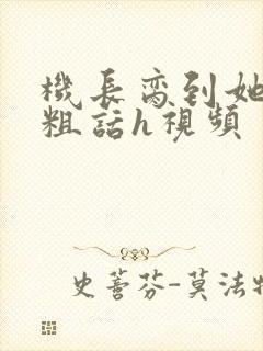 机长脔到她哭h粗话h视频