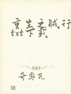 重生之贼行天下txt下载