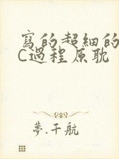 写的超细的多肉C过程原耽