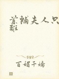 首辅夫人只想和离