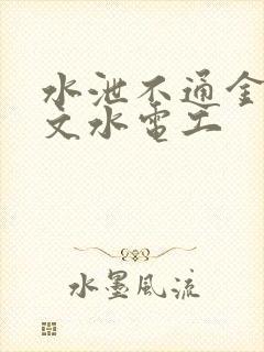 水泄不通金银原文水电工