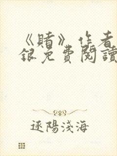 《赌》作者木口银免费阅读