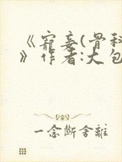 《宠妾(骨科)》作者:大包子