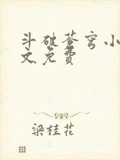 斗破苍穹小说全文免费