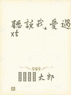 听说我爱过你txt