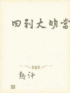 回到大明当才子