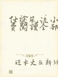 仕途风流小说免费阅读全部章节