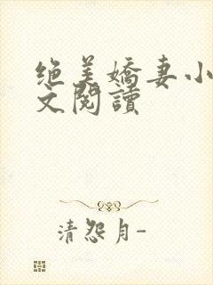 绝美娇妻小说全文阅读