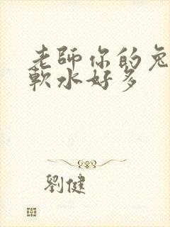 老师你的兔子好软水好多