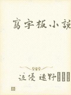 写字板小说