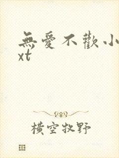 无爱不欢小说txt