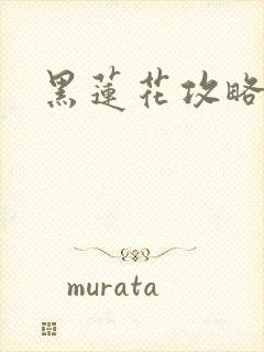 黑莲花攻略手册