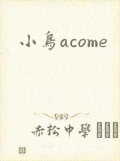 小鸟acome
