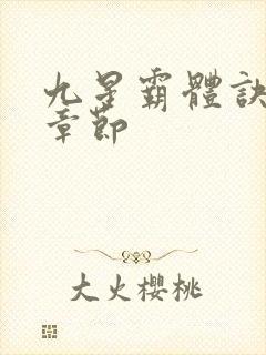 九星霸体诀最新章节